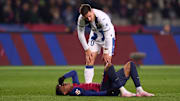 Lamine Yamal tendido en el suelo durante el partido del FC Barcelona vs. Leganés, donde se lesionó
