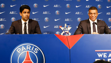 Kylian Mbappé y Nasser Al-Khelaifi 