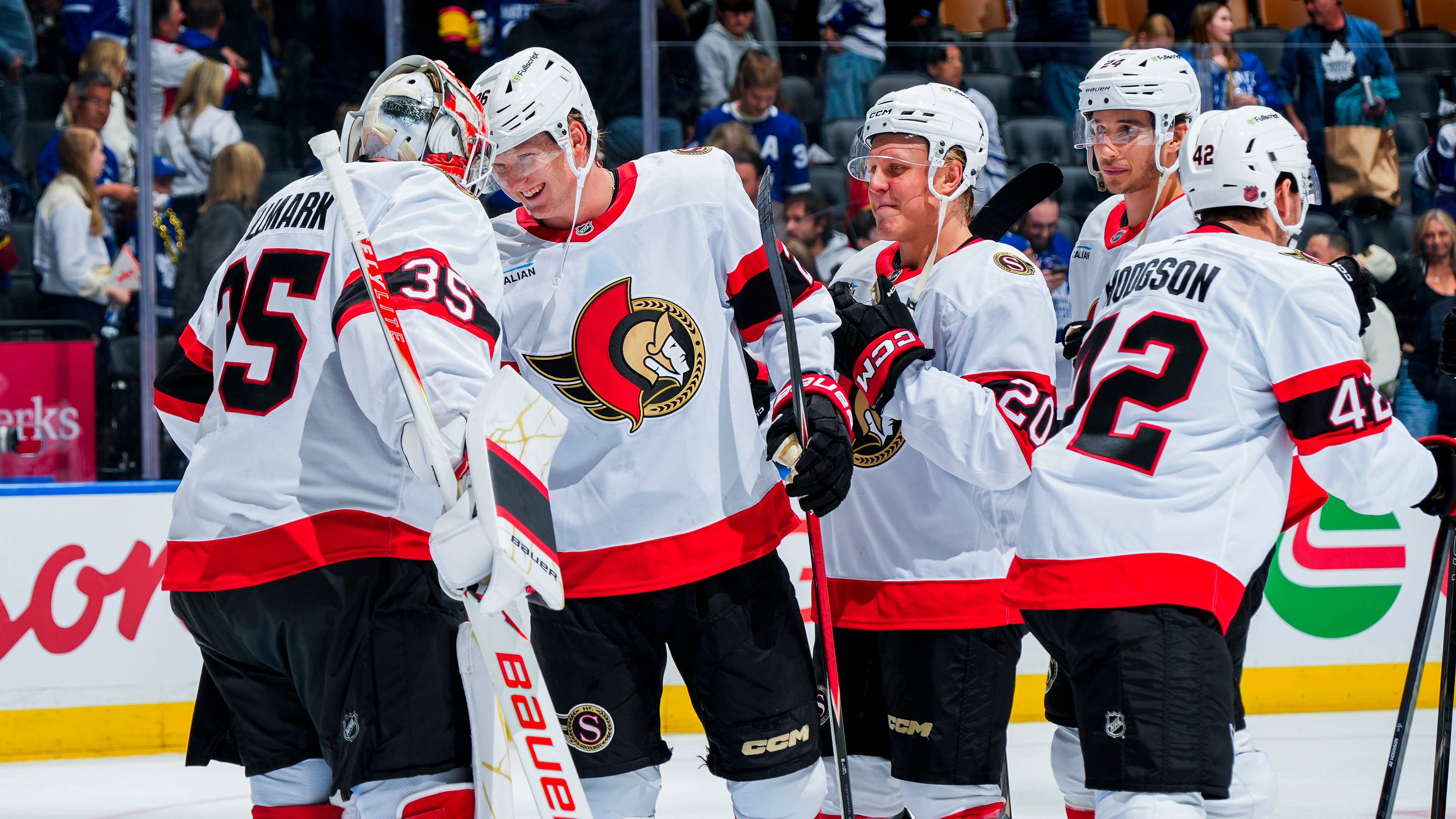 Gameday notes before the Senators home opener: Ullmark ready, Eklund moving on up