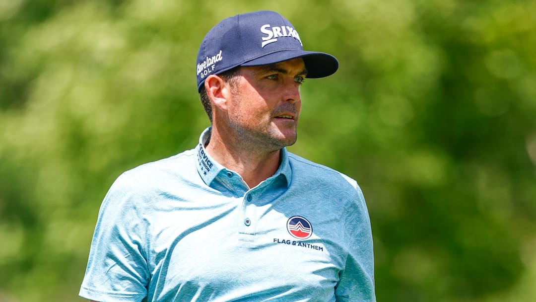 Keegan Bradley during the second round of the 2025 Rocket Classic