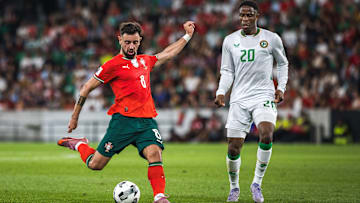 Bruno Fernandes of Portugal in action during the FIFA World...