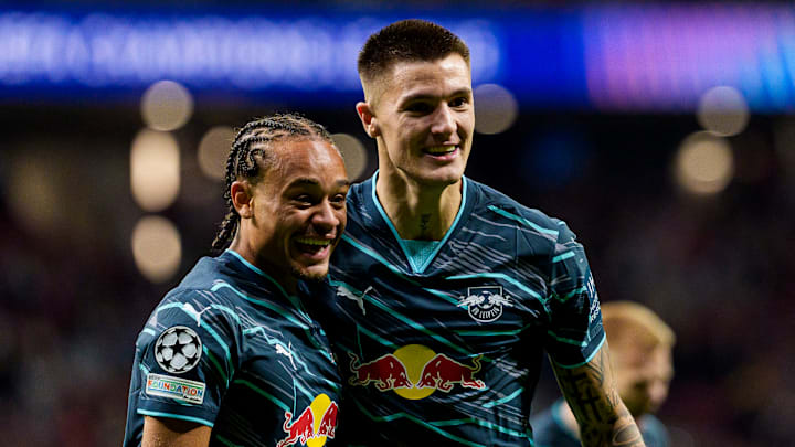 Laufen Xavi Simons (l.) & Benjamin Sesko bald für Tottenham auf? Laufen Xavi Simons (l.) & Benjamin Sesko bald für Tottenham auf?