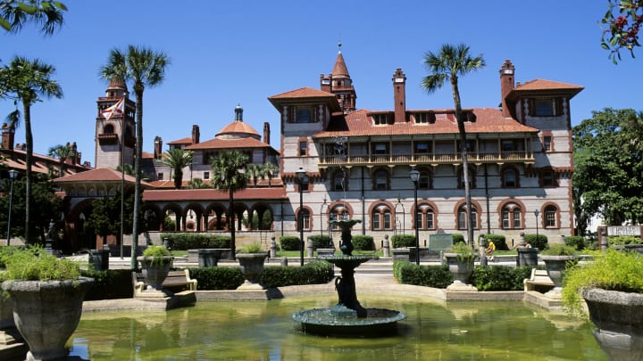 St. Augustine's Flagler College—originally the Ponce de León Hotel, constructed in 1888.