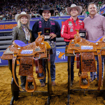 After their victory at RodeoHouston in March, J.C. Yeahquo and Buddy Hawkins have sat among the top two in the PRCA roping standings for much of the season. The duo continue to be a factor in the race for a world title with two wins in June already. 