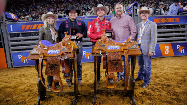 After their victory at RodeoHouston in March, J.C. Yeahquo and Buddy Hawkins have sat among the top two in the PRCA roping standings for much of the season. The duo continue to be a factor in the race for a world title with two wins in June already. 