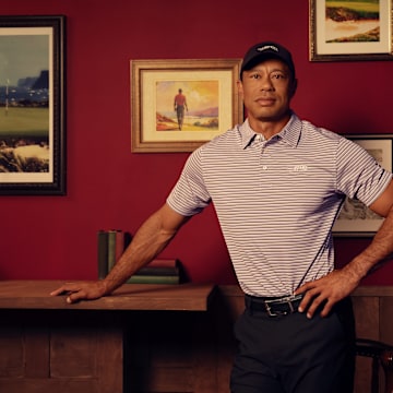 Tiger Woods helped unveil Sun Day Red's North Collection.