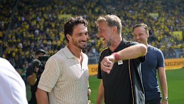Mats Hummels und Jürgen Klopp.