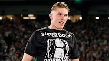 Viktor Gyökeres est l'attaquant du Sporting CP.