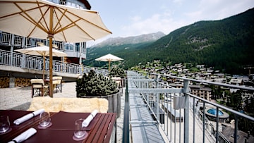 The Omnia terrace