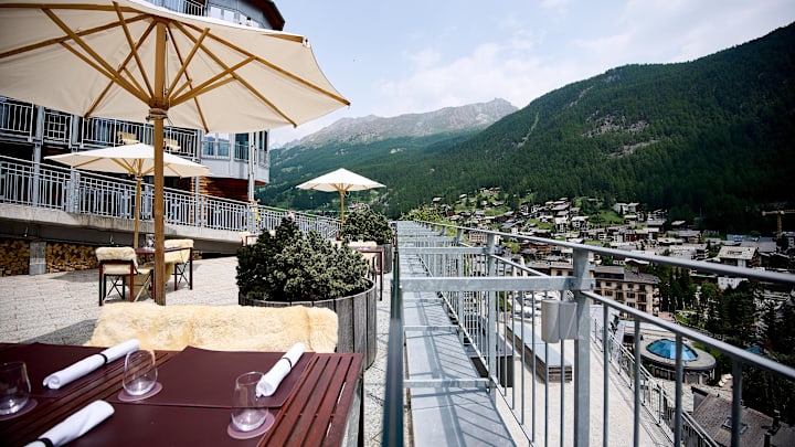The Omnia terrace The Omnia terrace