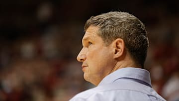 Florida Gulf Coast University coach Karl Smesko coaches...
