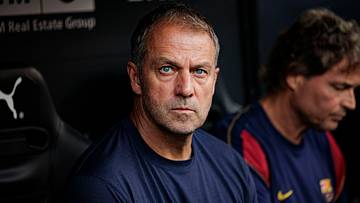 Hansi Flick ist noch langfristig Cheftrainer des FC Barcelona Hansi Flick ist noch langfristig Cheftrainer des FC Barcelona