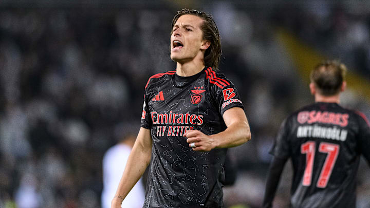 Álvaro Carreras ist Leistungsträger bei Benfica. Álvaro Carreras ist Leistungsträger bei Benfica.
