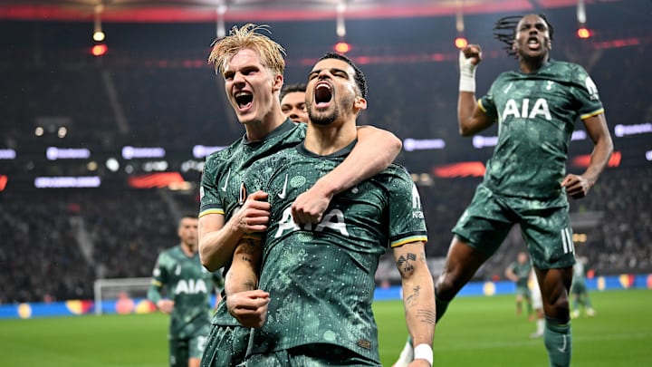 Tottenham are aiming to put one foot in the Europa League final this week Tottenham are aiming to put one foot in the Europa League final this week