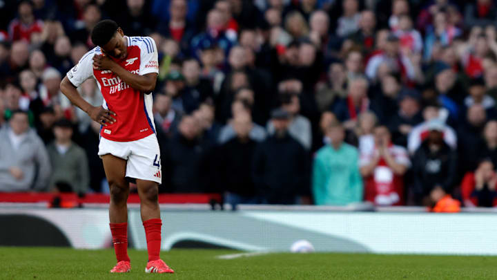 Myles Lewis-Skelly was dismissed in Arsenal's miserable defeat to West Ham