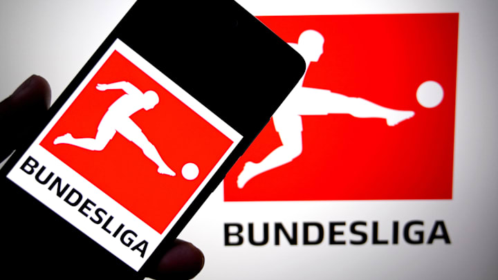 In this photo illustration, Bundesliga logo is seen... In this photo illustration, Bundesliga logo is seen...