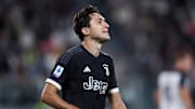 Federico Chiesa of Juventus Fc  looks on during the Serie A...