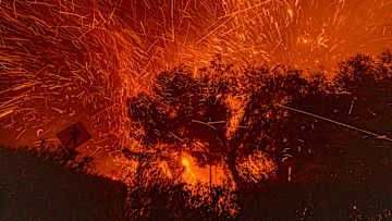 Powerful winds fuel the Palisades and Eaton fires in the Los Angeles area.