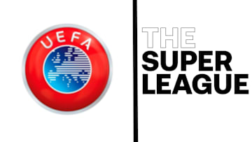 I loghi di UEFA e Superlega
