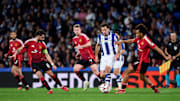 Real Sociedad de Futbol v Manchester United - UEFA Europa League 2024/25 Round of 16 First Leg