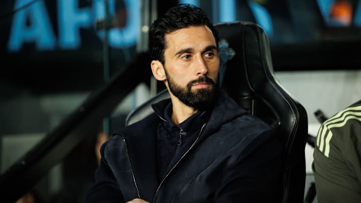Head Coach Alvaro Arbeloa (Real Madrid CF) seen in action...
