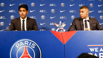 Kylian Mbappeéy Nasser Al-Khelaifi
