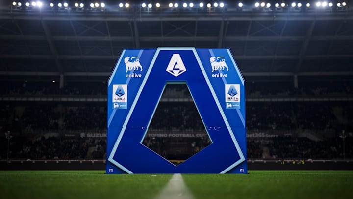 The Serie A archway structure is seen prior to the Serie A...