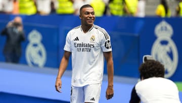 Kylian Mbappé en su presentación como nuevo jugador del Real Madrid 