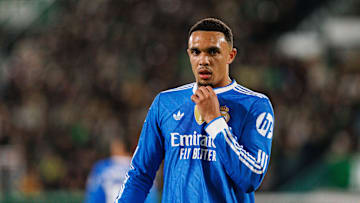 Trent Alexander-Arnold (Real Madrid FC) seen during the...
