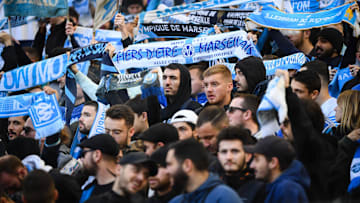 Les fans de l'OM ont sorti le grand jeu.