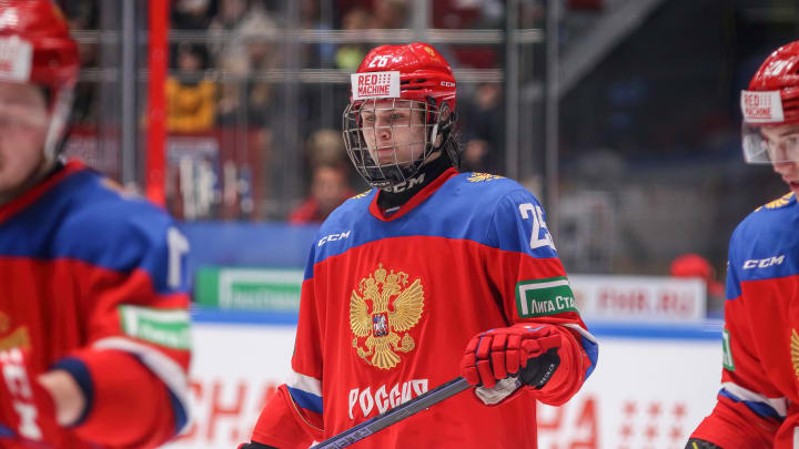Russia U20 Hockey team player, Igor Chernyshov (25)