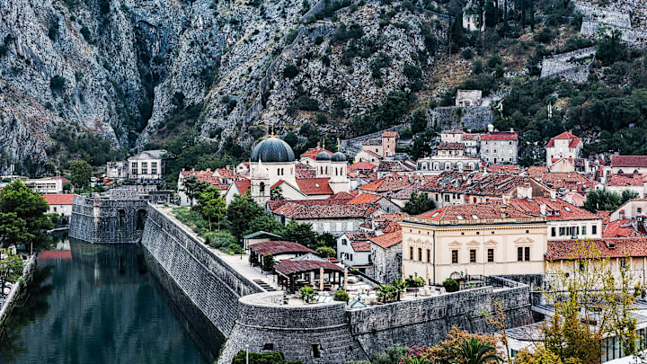 Fortified old town Kotor, Montenegro