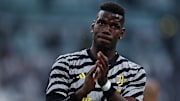 Paul Pogba of Juventus Fc  during warm up before the Serie A...