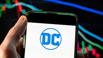 In this photo illustration the American comic book publisher...