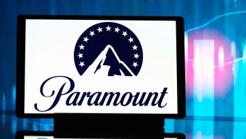 In this photo illustration, a Paramount Pictures Corporation...