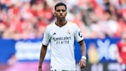 Rodrygo en el partido del Real Madrid vs. Osasuna, donde se lesionó