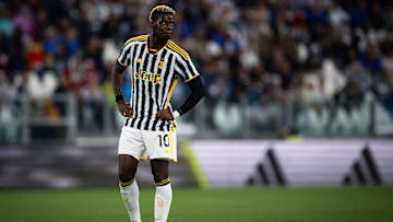 Paul Pogba of Juventus FC looks dejected during the Serie A...