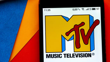 In this photo illustration a MTV (originally an initialism...