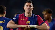 Robert Lewandowski enchaîne les buts avec le FC Barcelone.