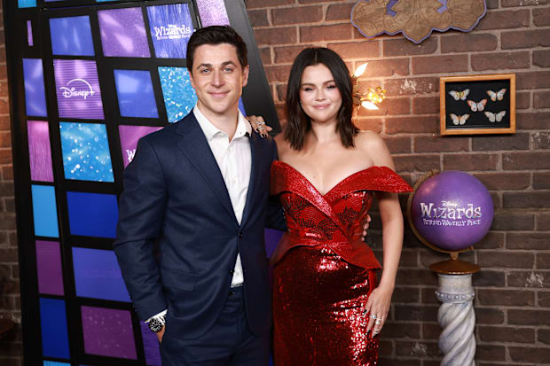 David Henrie and Selena Gomez