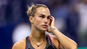 Sabalenka won her second round US Open match in straight sets on Wednesday. 