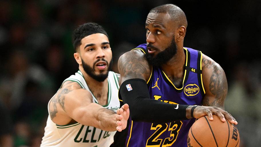 LeBron James and Jayson Tatum