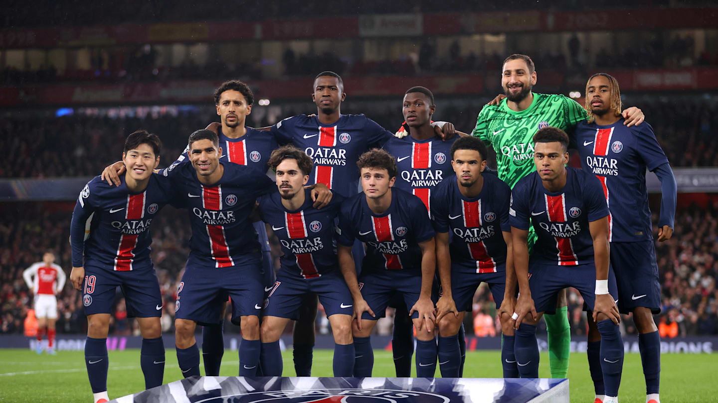 PSG 官方陣容 vs OGC 尼斯