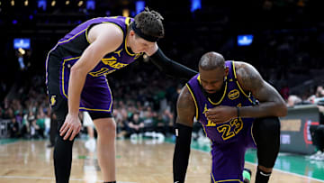 LeBron James has stayed mostly healthy this season, but a groin injury against the Celtics is going to keep him out for a bit.