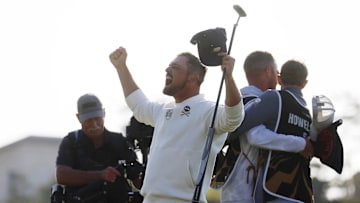 Bryson DeChambeau celebrates after winning LIV Golf Korea