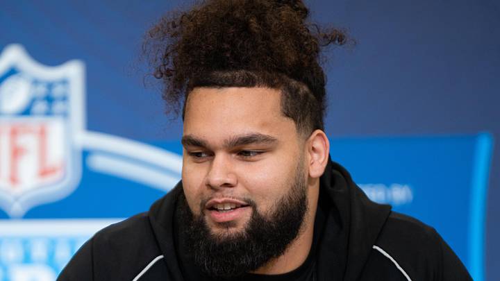 Missouri offensive lineman Keagen Trost.