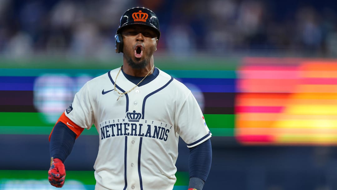 Netherlands second baseman Ozzie Albies 