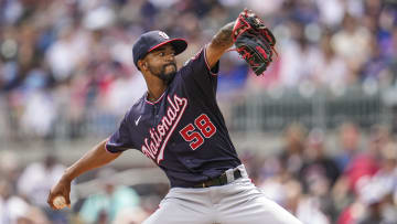 Washington Nationals relief pitcher Carl Edwards Jr.