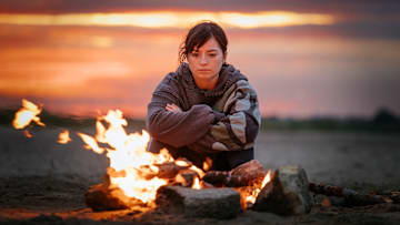 Hazel Doupe as Harper Fenn in Sanctuary: A Witches Tale (Season 1). Photo Credit: Szymon Lazewski/AMC