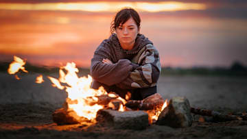 Hazel Doupe as Harper Fenn in Sanctuary: A Witches Tale (Season 1). Photo Credit: Szymon Lazewski/AMC